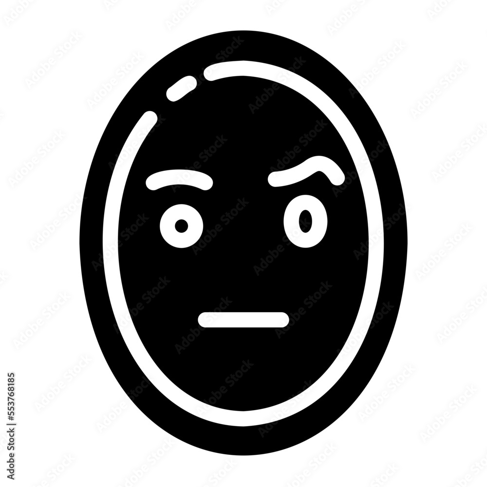 Fototapeta premium annoyed icon