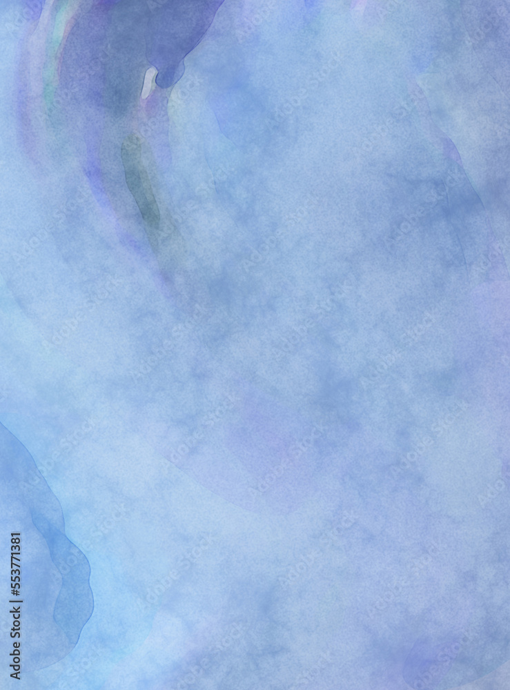 Obraz premium Modern painting of soothing brush strokes resembling alcohol inks. Watercolor abstract painting with pastel colors for poster, wall art, banner, card, book cover or packaging.
