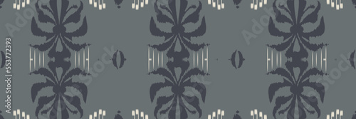 Ikat diamond batik textile seamless pattern digital vector design for Print saree Kurti Borneo Fabric border brush symbols swatches cotton