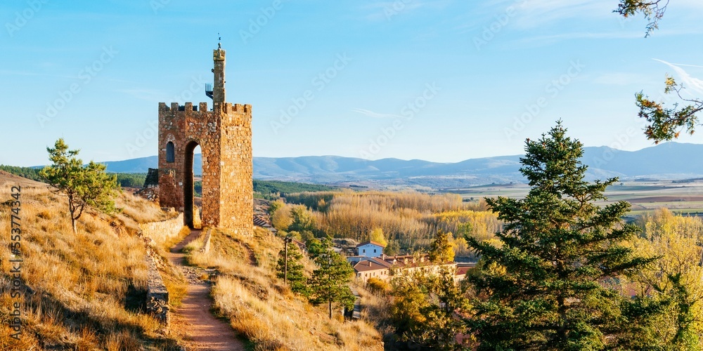 Watchtower La Martina. Ayllon, Segovia, Castilla y leon, Spain, Europe.