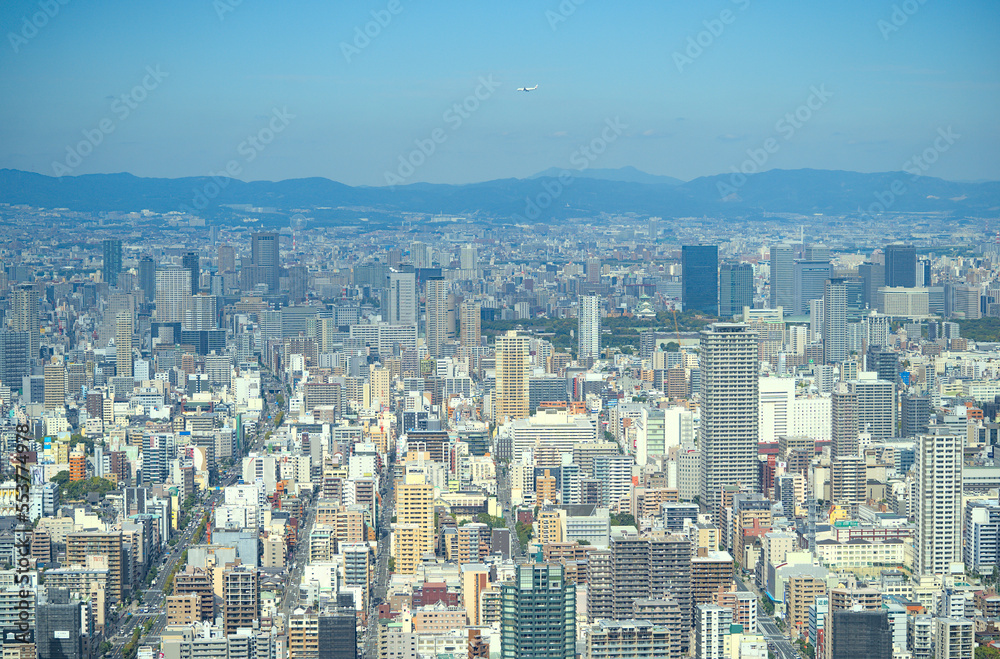 Osaka City Skyline