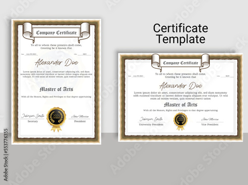  premium multipurpose certificate template