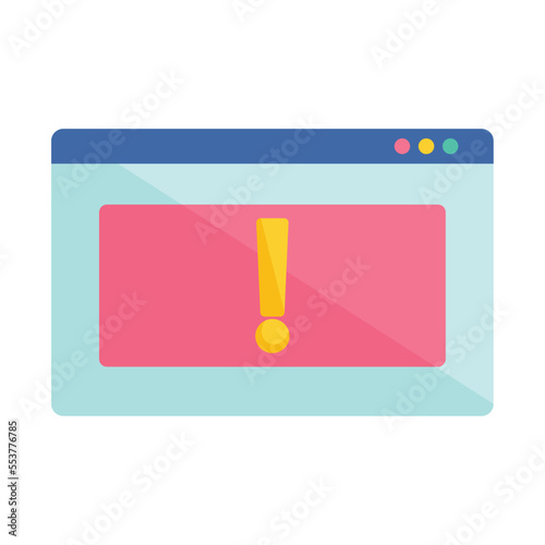 404 error webpage isolated