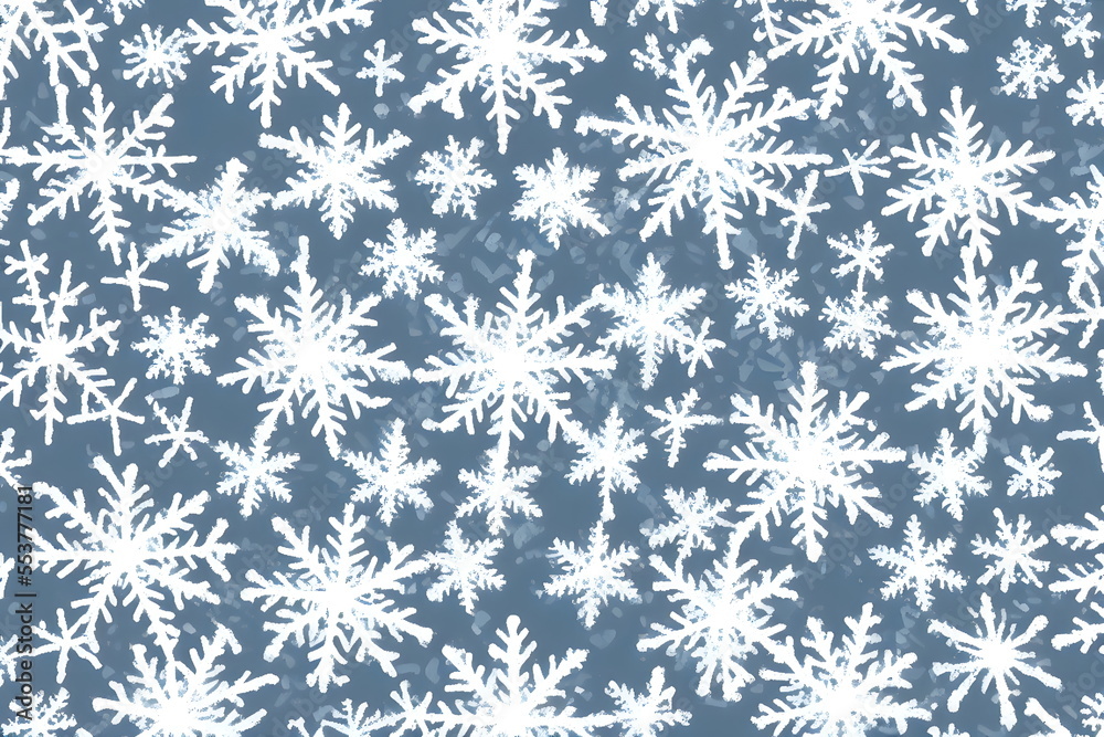 Illustration macro of snowflake in the minimalist style, generative ai Illustration macro of snowflake in the minimalist style, generative ai