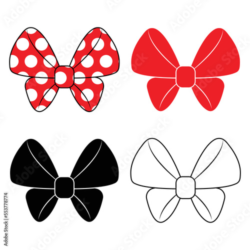 ribbon bow ,christmas bow tie