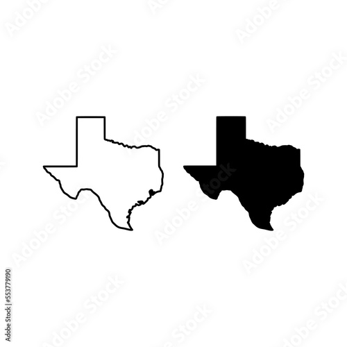  Texas map icon.
