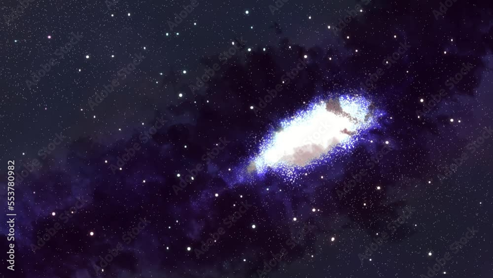 galaxy in space 2D