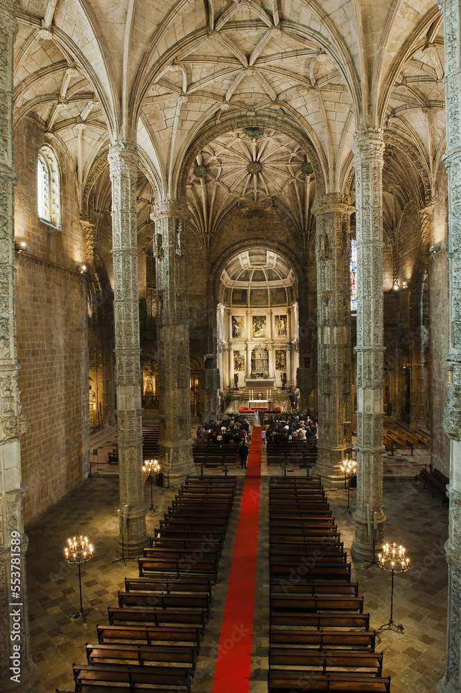 Church of Santa Maria, Mosteiro dos Jéronimos (Monastery of the Hieronymites), Belem district, Lisbon, Portugal