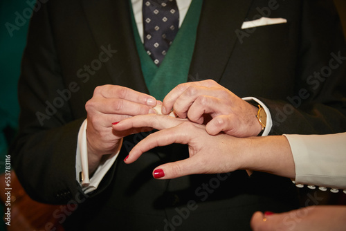 marido y mujer, celebración, unión, anillos, desposar, entrega, compromiso, desposar