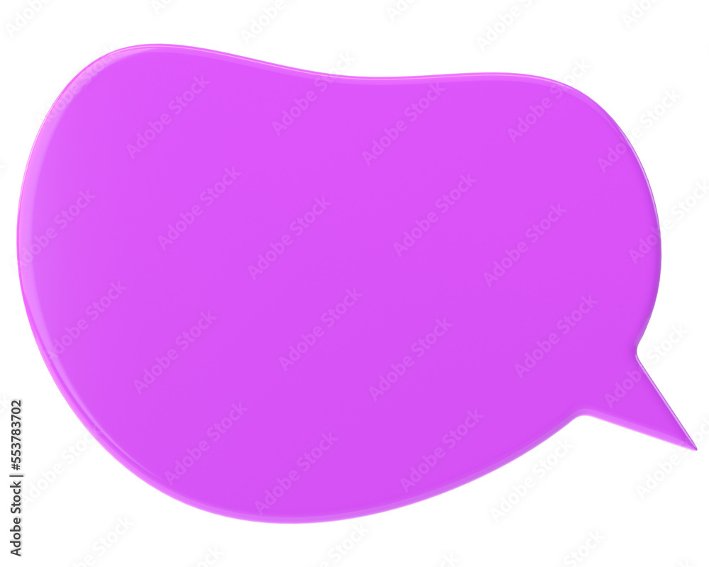 Speech bubble. Chat bubble. Text box. 3D illustration. Speech bubble. Chat bubble. Text box. 3D illustration.