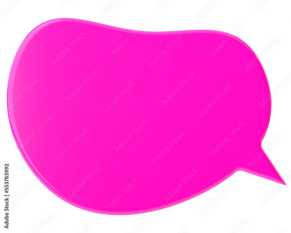 Speech bubble. Chat bubble. Text box. 3D illustration. Speech bubble. Chat bubble. Text box. 3D illustration.