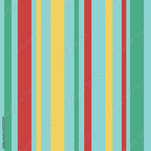 Cute pattern geometric style. Strip square stripe scott pattern red yellow green blue pastel background. Abstract,vector,illustration. For texture,clothing,wrapping,decoration,carpet.