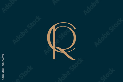 CR letter typography, CR logo, CR brand Logo, CR fashion logo