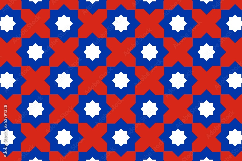 Geometric pattern in the colors of the national flag of Russia. The colors of Russia. Geometric pattern in the colors of the national flag of Russia. The colors of Russia.