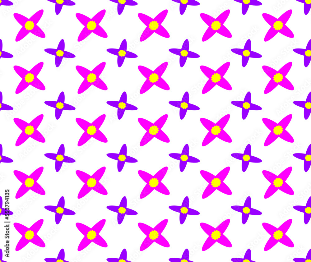 Pattern with flowers. Design for fabric, paper and website Pattern with flowers. Design for fabric, paper and website