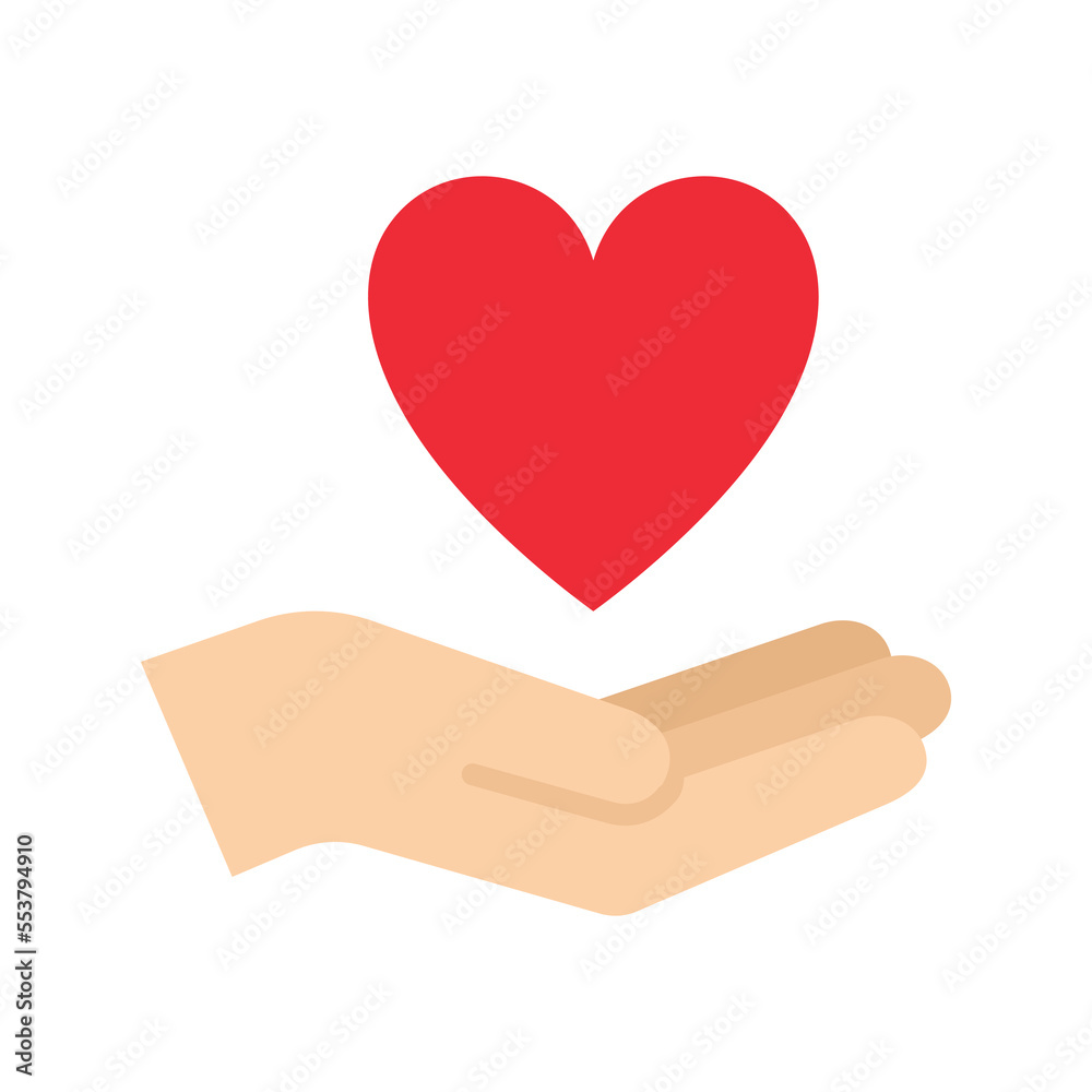 Hands holding heart. Love icon. Give, share love to people, charity and donation. Hands holding heart. Love icon. Give, share love to people, charity and donation.