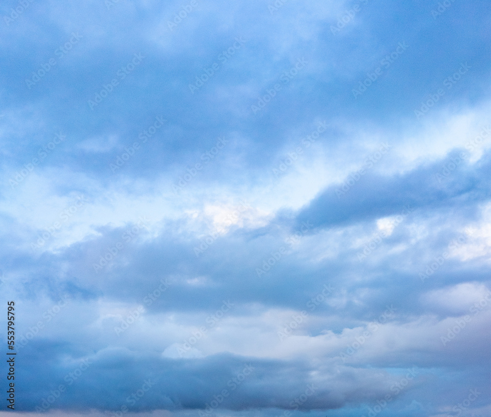 blue sky with clouds