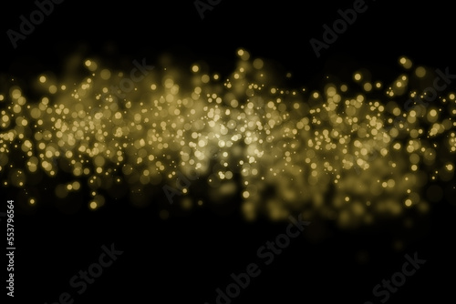 Abstrakter Hintergrund aus goldener leuchtenden Lichterpunkten
