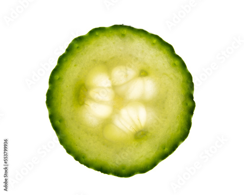 Fresh and Dried slices of Cucumber