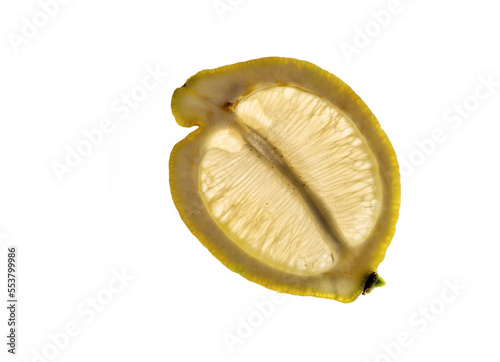 Cuadro en lienzo Fresh and Dried slices of Lemon