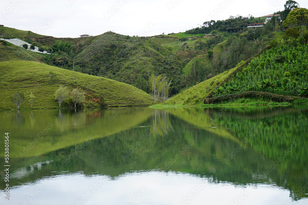 lake in the mountains