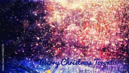 Photography Merry christmas greeting card