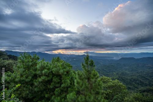 Vista Panoramica de Comasagua en El Salvador photo