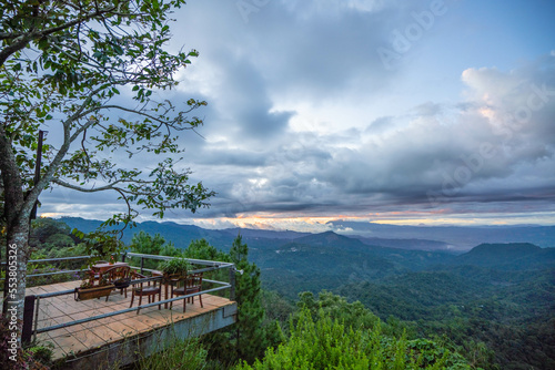 Vista Panoramica de Comasagua en El Salvador photo