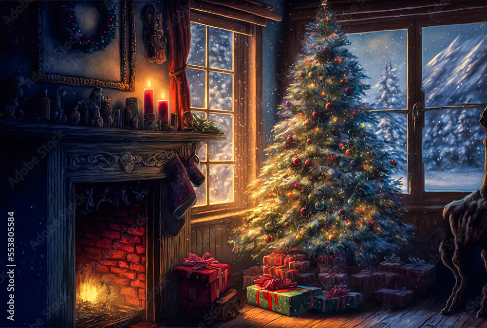 Christmas scene wallpaper deals