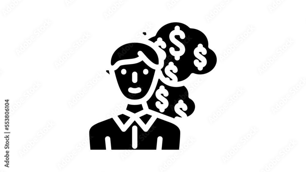 personal business ethics glyph icon animation personal business ethics glyph icon animation