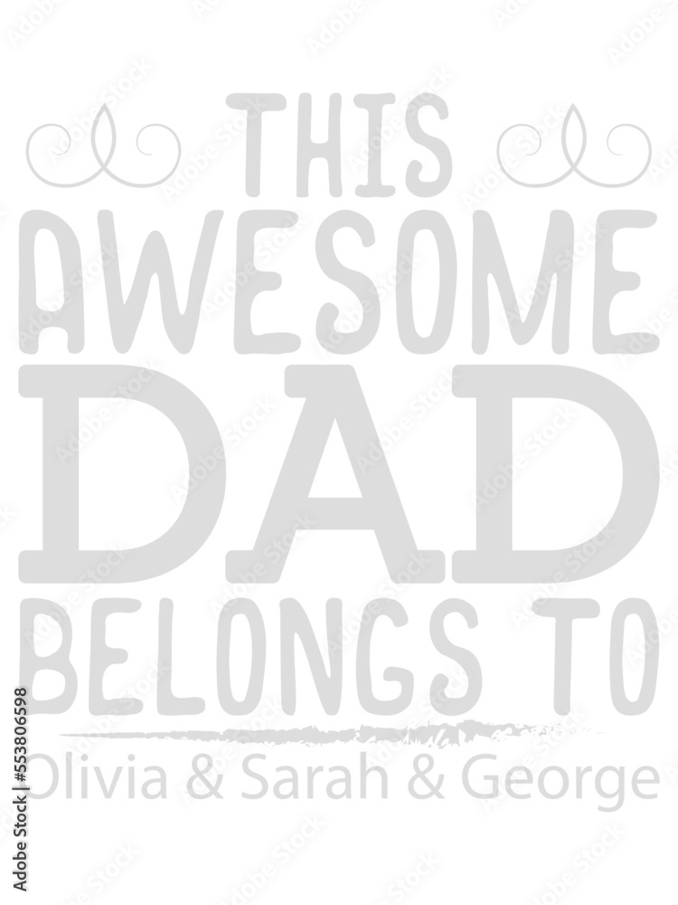 FATHER`S DAY vector t-shirt design FATHER`S DAY vector t-shirt design