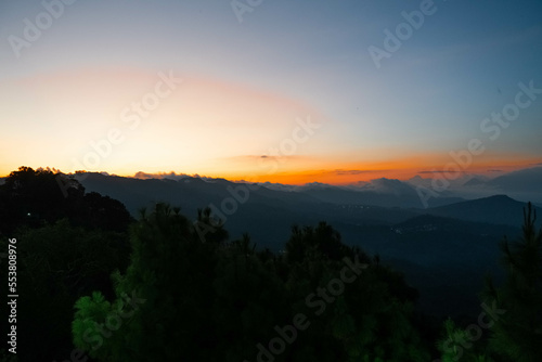 Panoramic view of El Salvador Volcanos © 3WC