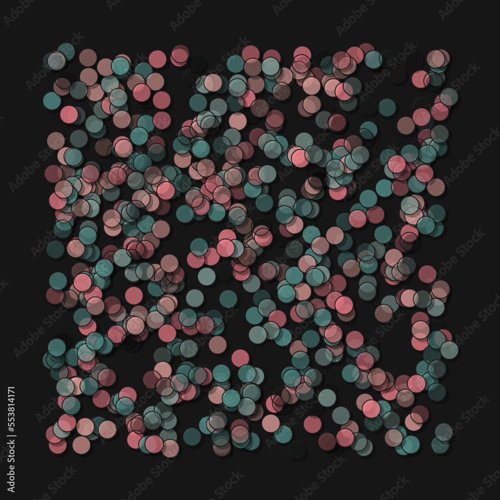 Circles with shadows generative art background art illustration Circles with shadows generative art background art illustration
