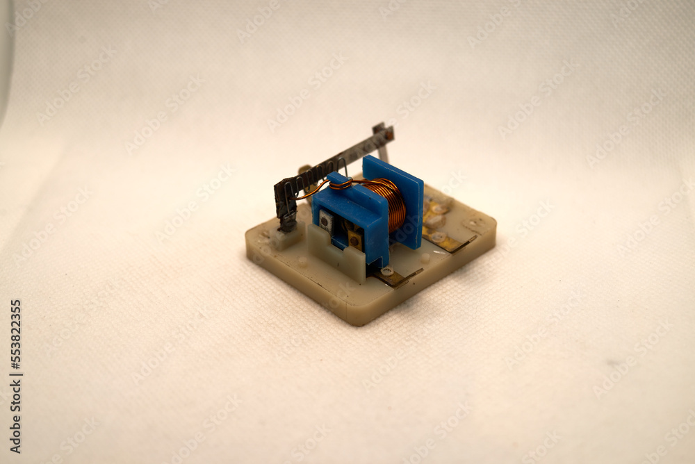 Switching relay from an old washing machine Stock Photo Adobe Stock