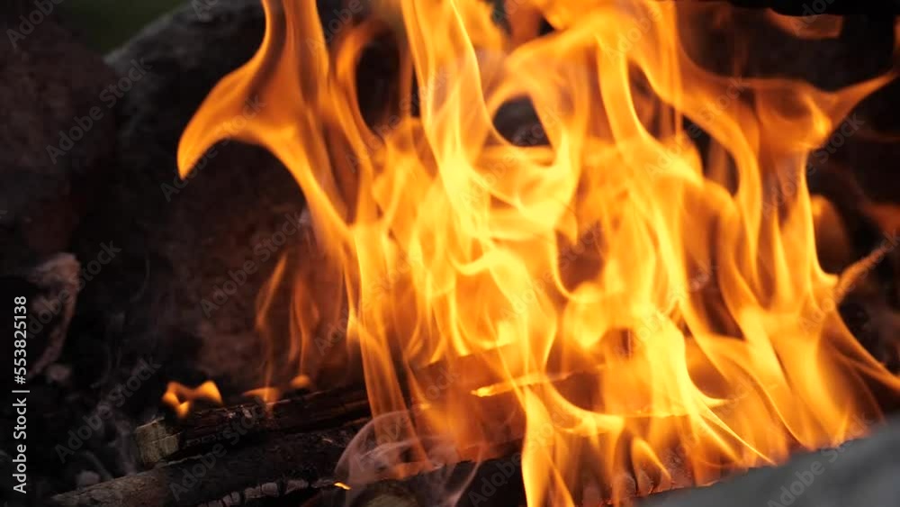 fire in the fireplace fire in the fireplace