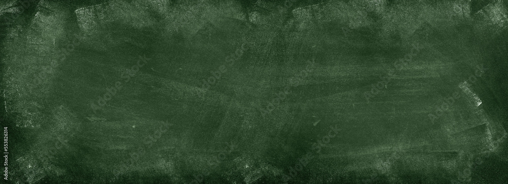 Fototapeta premium Green blackboard or chalkboard