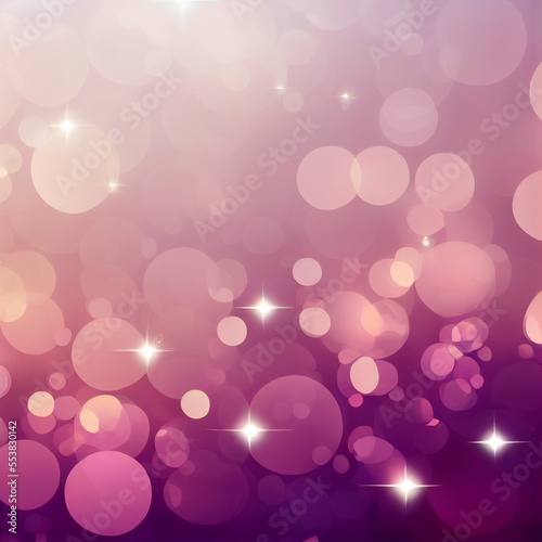 Pink sparkly bokeh backgrounds, soft pink glitter backdrop magenta sparkles (generative AI, AI) photo