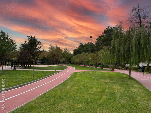 A park and in Cekmekoy. Istanbul, Turkey. © murat