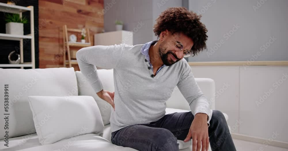 Backache And Backbone Ache. Orthopedic Couch Backache And Backbone Ache. Orthopedic Couch