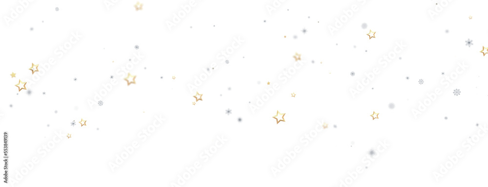 Christmas background design of snowflake and snow falling in the winter 3d illustration