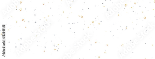 Christmas background design of snowflake and snow falling in the winter 3d illustration