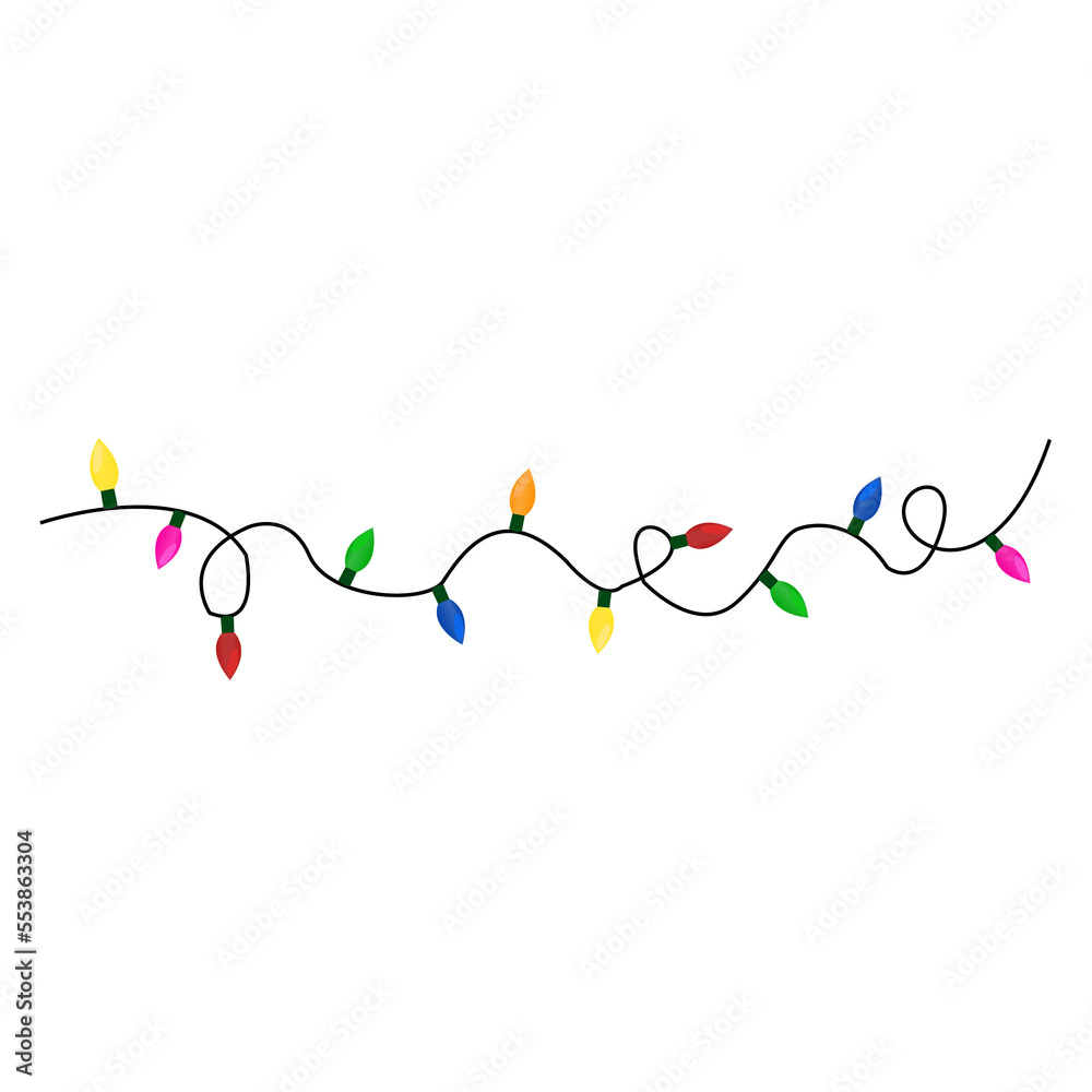 Christmas light clipart illustration Christmas light clipart illustration