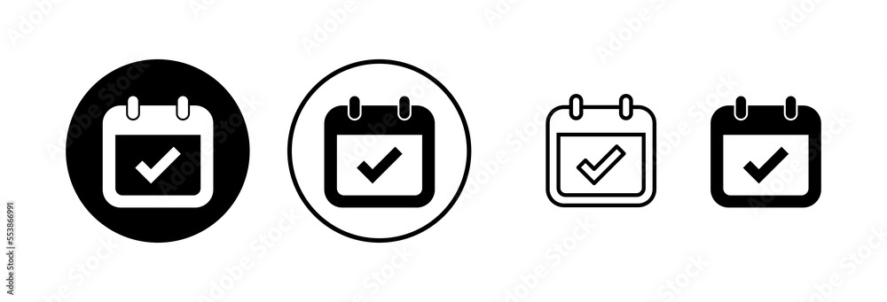 Calendar icon vector illustration. Calender sign and symbol. Schedule icon symbol
