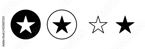 Star Icon vector illustration. rating sign and symbol. favourite star icon