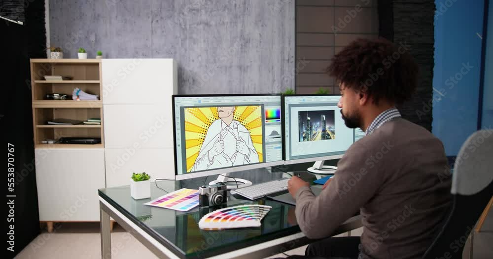 African Graphic Web Designer