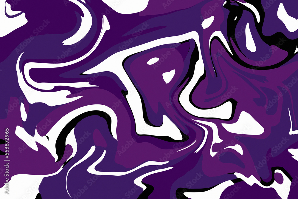 Abstract purple Wallpaper liquid marble backdround. Texture camo.