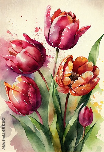 beautiful tulip flower