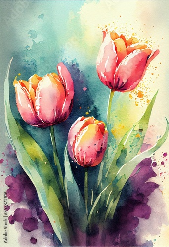 beautiful tulip flower