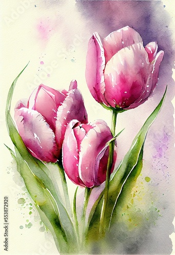 beautiful tulip flower