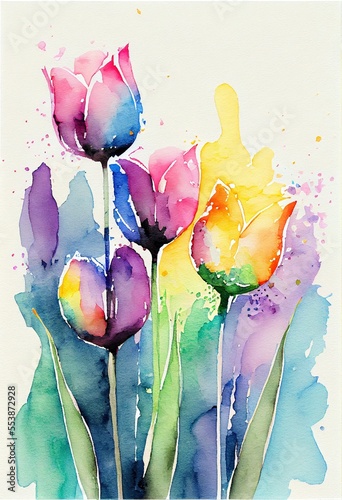 beautiful tulip flower